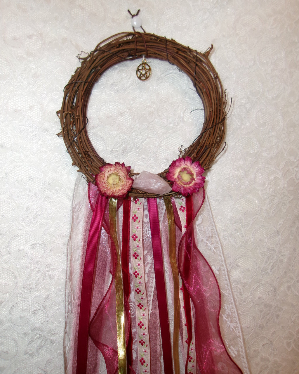 Rose Pentacle Wreath
