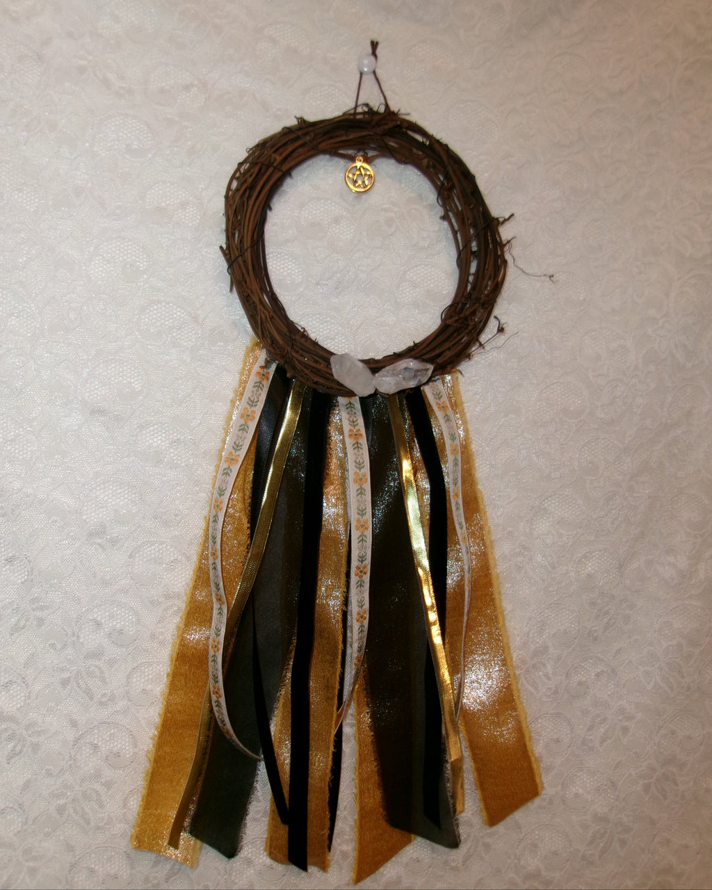 Sunny Quartz Pentacle Wreath